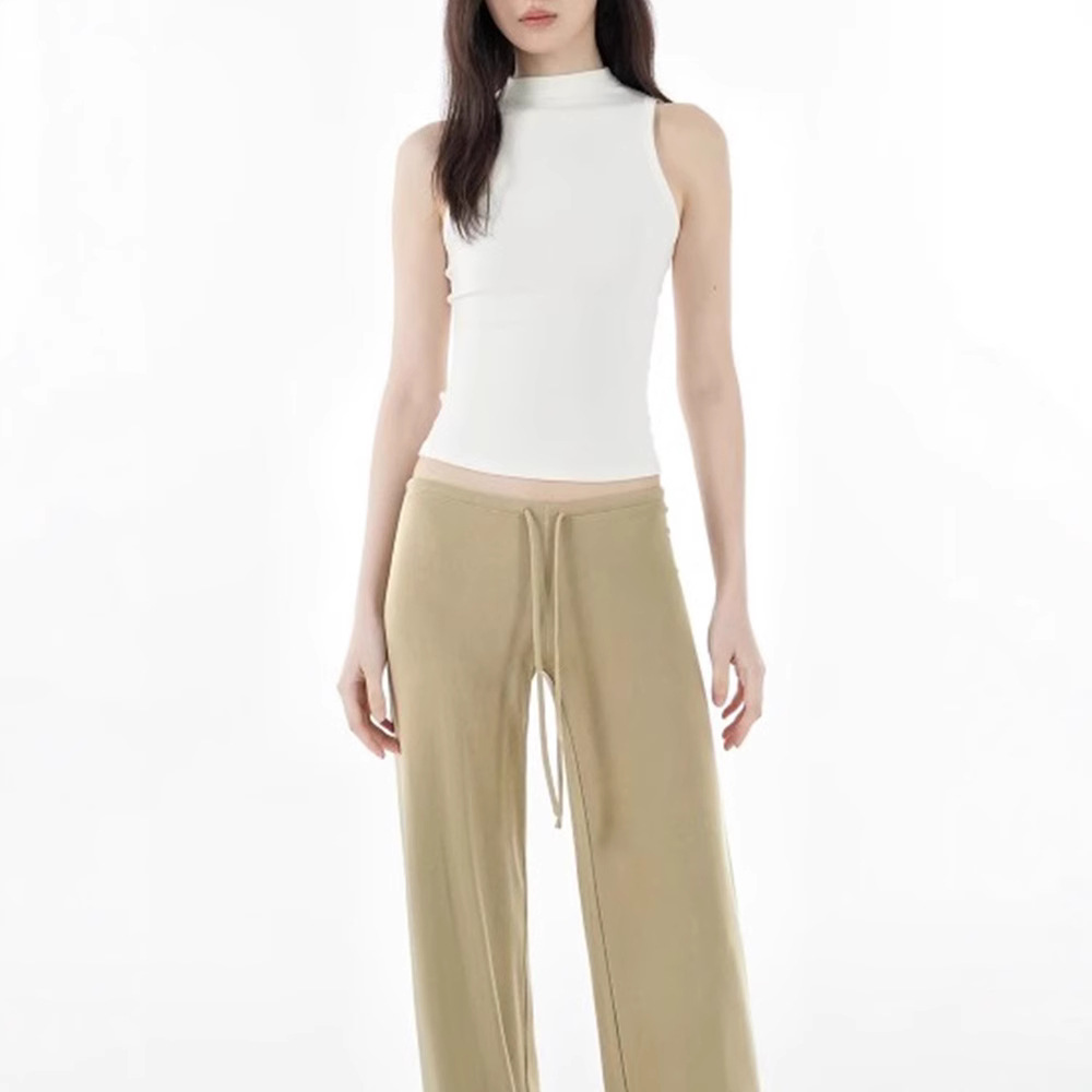 レトロスポーツセミハイネックノースリーブトップス、スリムフィ - Women'S Semi Formal Evening Wear のレビューと価格