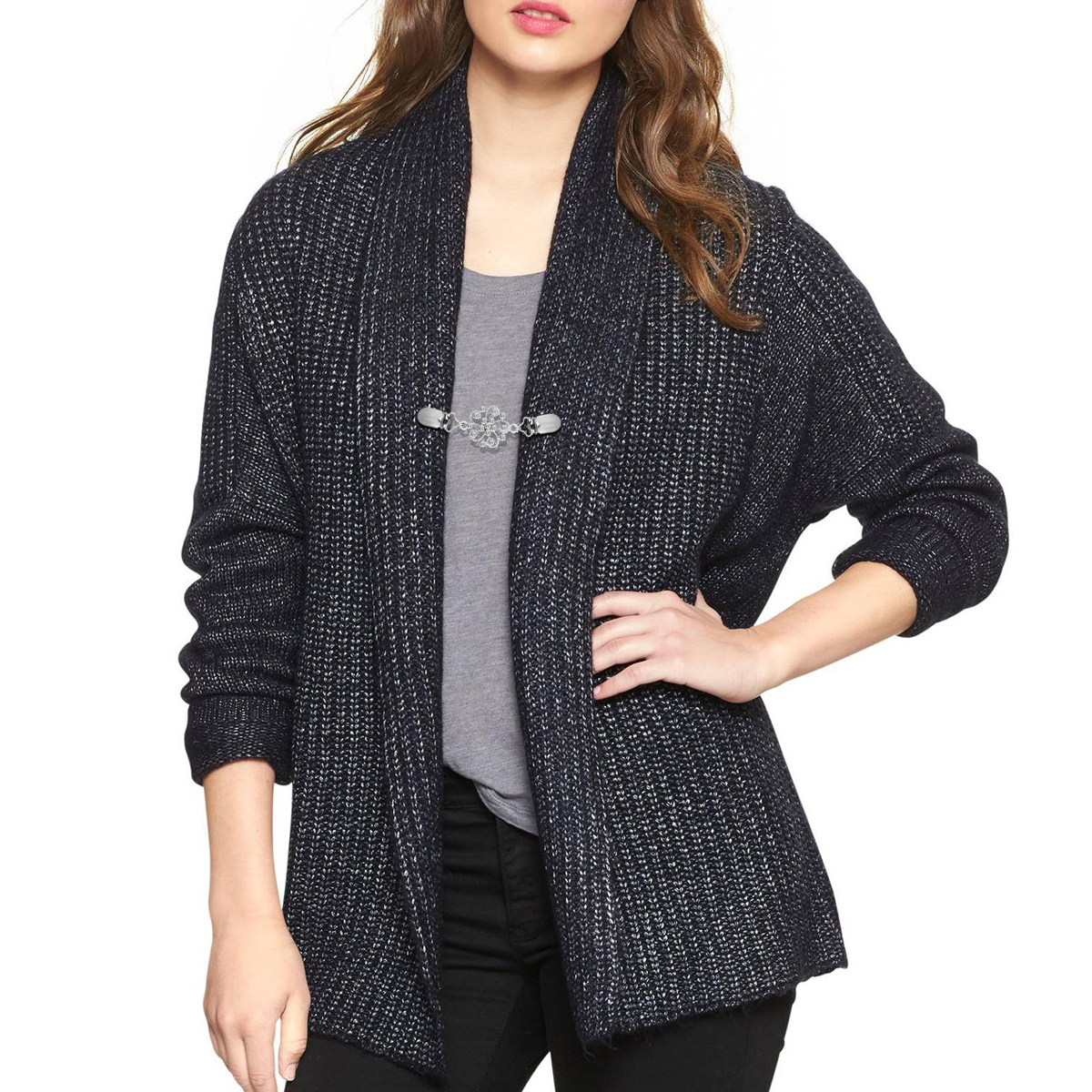 4個セットの洗練されたセータークリップコレクション、女性用エ - Women'S Formal Wear Cardigan のレビューと価格