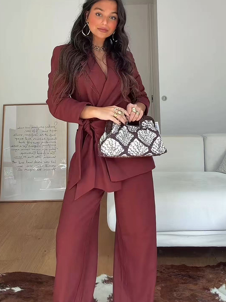 ファッションオフィスレディースブレザーパンツスーツエレガント - Women'S Formal Wear Suits のレビューと価格