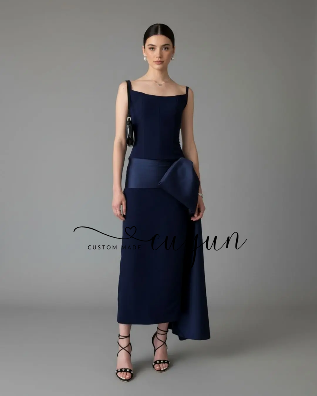 CUYUN カスタマイズレディースパーティードレス 結婚式ゲ - Women'S Semi Formal Evening Wear のレビューと価格