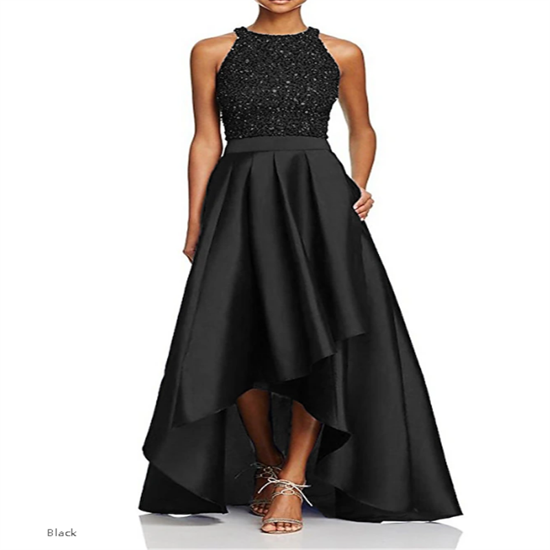 Aライン ウェディングゲストドレス スパークル＆シャインドレ - Women'S Semi Formal Evening Wear のレビューと価格