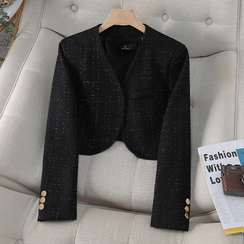女性用長袖コート,フォーマルブレザー,カーディガン,作業服, - Women'S Formal Wear Cardigan のレビューと価格
