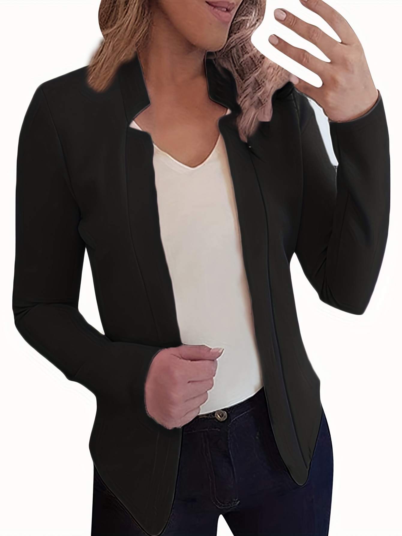 新しい越境婦人服、ピュアカラー Chigong スモールスー - Women'S Formal Wear Cardigan のレビューと価格