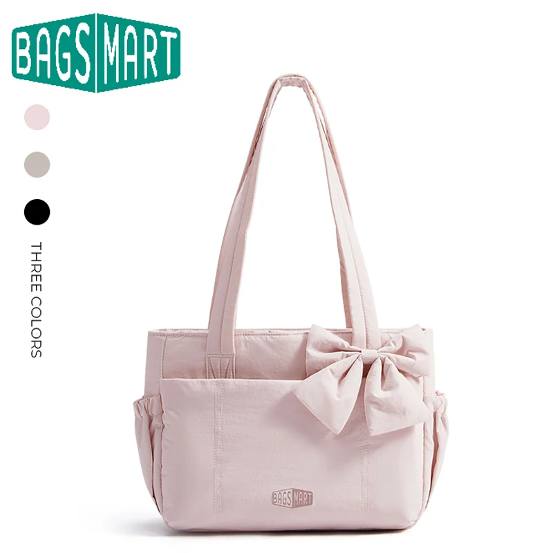 BAGSMART トートバッグ ユニバーシティ パッド入りシ - Shoulder Bag Structured のレビューと価格